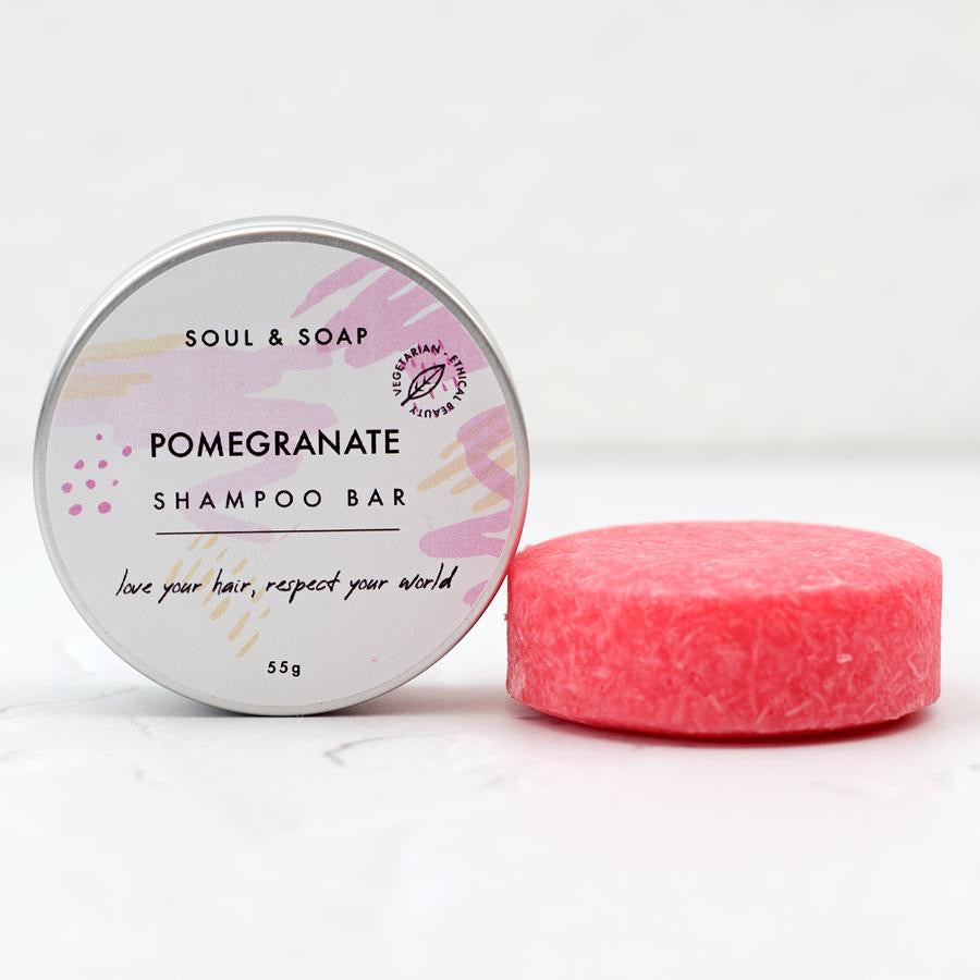 Pomegranate Solid Shampoo Bar
